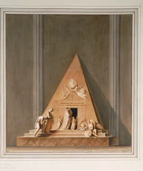 Sketch for the Tomb of Archduchess Marie Christine, Daughter of Empress Maria Theresia and Wife of Duke Albert of Saxe-Teschen
