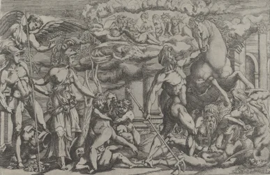 Contest Between Neptune and Athena
