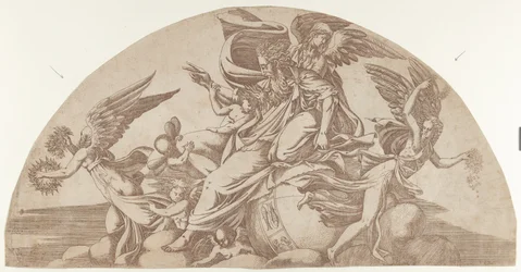 God Seated on the World, 1540-45