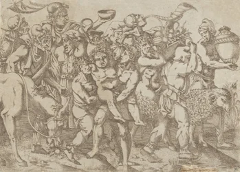 Silenus Carried, 1543