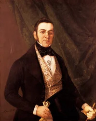 Portrait of Manuel Breton de los Herreros, Spanish Poet and Playwright