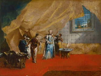 Interior: A Sultana taking Coffee in the Harem, 1742-1743