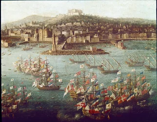 The Embarkation of Charles III in the Harbour of Naples for Spain