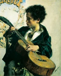 Urchin with a Guitar
