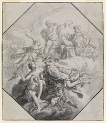 Design for a Ceiling Painting on Theme of Olympus