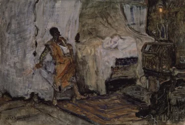Sketch of Othello and Desdemona