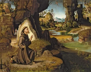 Saint Francis receiving the Stigmata