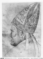 Head of a Bishop, from the The Vallardi Album