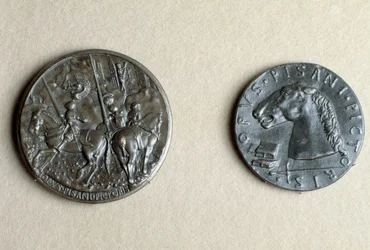 Medal of Francesco Sforza, Lord of Cremona, on Horseback