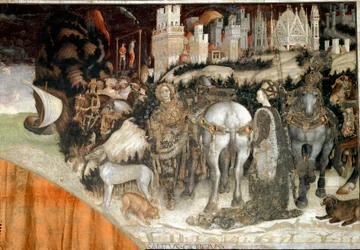 Saint George Delivering the Princess of Trebizonde (detail)