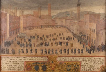 The Return of the Company of Saint Bernardino from L