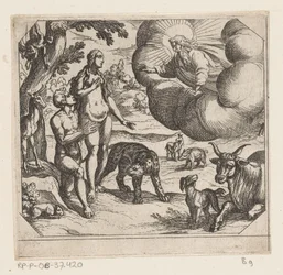 Adam and Eve Placed in Paradise (series title: The Creation)