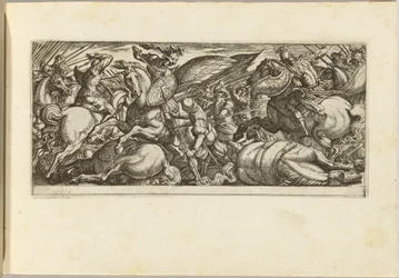 Battle between Cavalry and Infantry