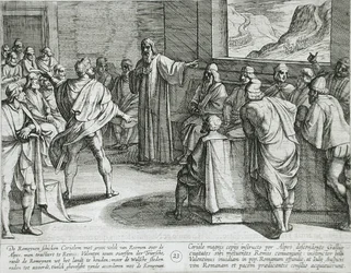 Conference on What Steps to Take Upon the Romans
