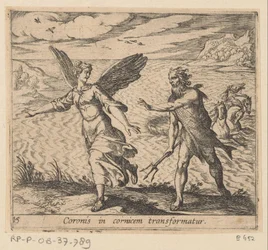Coronis Transformed into a Crow (Metamorphoses of Ovid series)