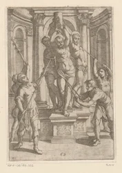 Torture with Sharp-Pointed Sticks (series title: Tortures Endured by Christian Martyrs)