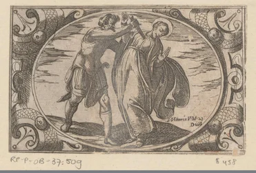 Saint Victoria (series title: Roman Martyrs, Imagini di moltes vergini Rom nel martirio)