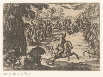 Lion Hunt (series title: Hunting Scenes, Part 3)