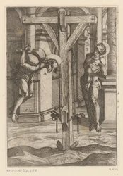 Crucifixion (series title: Tortures Endured by Christian Martyrs) (series title: Various Torments and Cruel Punishments)