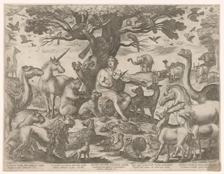 Orpheus Enchants the Animals with His Music