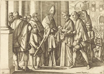 Philip as a Boy before Margaret of Austria