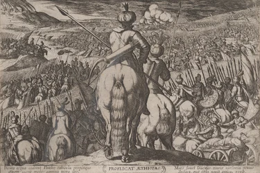 Plate 5: The Defeat of the Ethiopians, from 