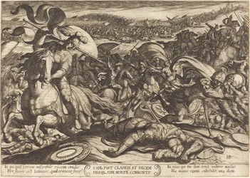 Saul Kills Himself after the Defeat of his Army by the Philistines