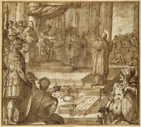 St Lawrence discourses in the presence of the Prefect Decius