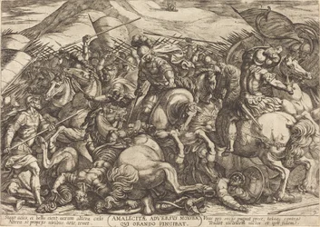 The Defeat of the Amalekites by the Hebrews