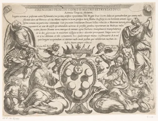 Title Page with Dedication to and Coat of Arms of Cosimo II de