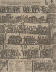 Triumph of a Roman Emperor left side, 1603