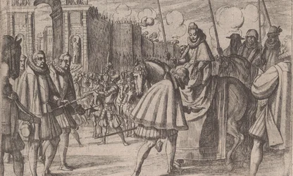Triumphal Entry of Margaret of Austria into Milan, from The Life of Margaret of Austria, 1612