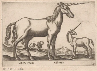 Two Unicorns and a Lion
