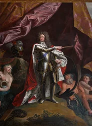 George, Prince of Denmark, as Lord High Admiral of England (detail)