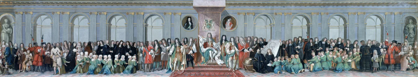 James II Receiving the Mathematical Scholars of Christ