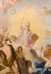 Minerva surrounded by the Arts and Sciences (detail)