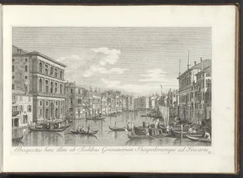 View of the Grand Canal, Palazzo Grimani, and Ca