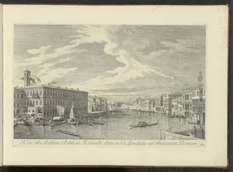 View of the Grand Canal in Venice