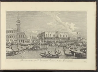 View of the Grand Canal in Venice with the Doge