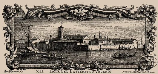 Isolario veneto, XII. Isola del Lazzaretto Vecchio, 1777