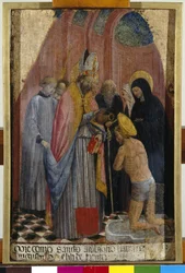 St. Ambrose baptizes St. Augustine