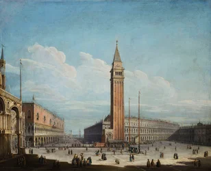 The Piazza San Marco and the Piazzetta, Venice, looking South-West