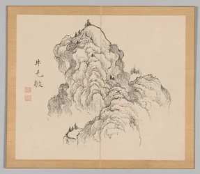 Double Album of Landscape Studies after Ikeno Taiga, Volume 1 leaf 16