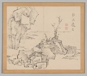 Double Album of Landscape Studies after Ikeno Taiga, Volume 1 Leaf 23