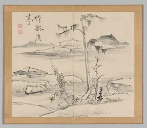 Double Album of Landscape Studies after Ikeno Taiga, Volume 2 Leaf 24