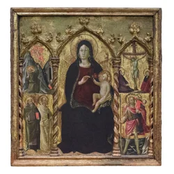 Madonna and Child Enthroned