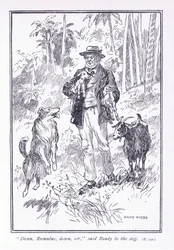 Down Romulus, Down Sir, Said Ready to the Dog