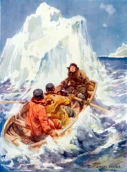 John Franklin witnessing the creation of an iceberg
