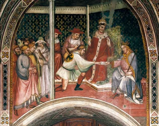 History of Pope Alexander III, Fresco by Spinello Aretino