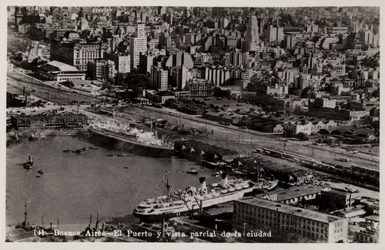 Port and Partial View of the City, Buenos Aires, Argentina